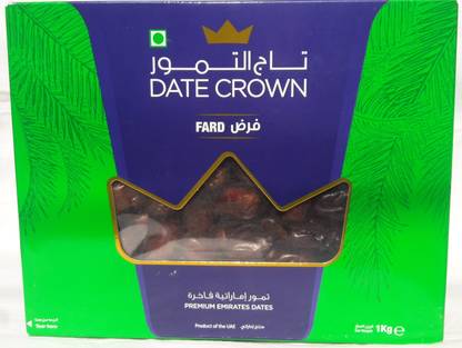 DATE CROWN Premium Emirates Dates Fard (1 Kg) Dates