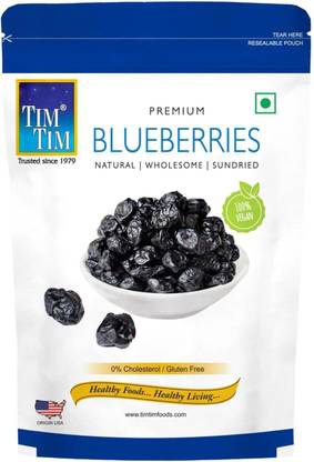 Tim Tim Premium-Blueberries200g and Strawberries250g, Combo pack, Anti oxidants rich Blueberry