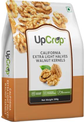 UPCROP California Extra-Light Halves Walnuts Kernels 200gm, Dry Fruits Walnuts