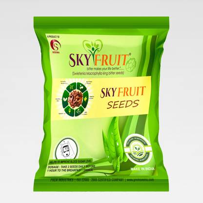 Sky fruit Unpeeled Kadwa Badam Bitter Almonds Quality Seeds - 450 gm Almonds