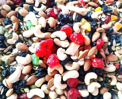 ZION Fresh Mix dryfruits and Seeds Organic Dry Fruits 1kg Assorted Seeds & Nuts