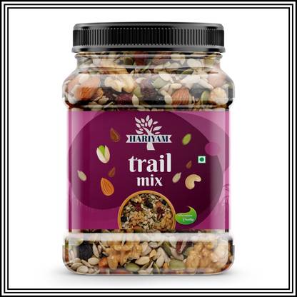 HARIYAM Trail Mix | Mixture Of Dry Fruits IN JAR {Almonds,Cashews,Seeds And Many More} Assorted Seeds & Nuts
