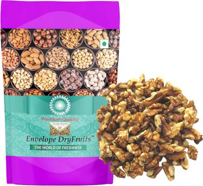 Envelope Dryfruits Fresh Kashmiri Quarter Kernel Without Shell Walnuts