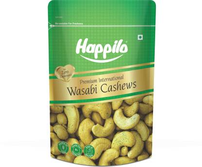 Happilo Premium International Wasabi Cashew, Crunchy Texture, Rich in Fiber, Protein, Cashews