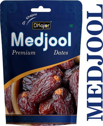 DR. KHAJOOR Medjool Jumbo Dates| Medjool Premium Dates | Big size Medjol Prime Dry Dates