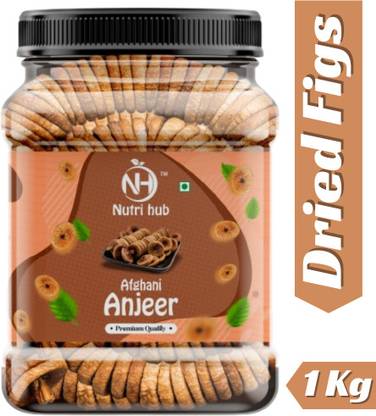 Nutri Hub Premium Anjeer | High Fiber & Delicious, Fresh & Natural, for Snacking & Dieting Figs