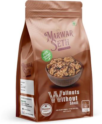 Marwar seth wallnuts without shell 500 gram 100% natural Walnuts