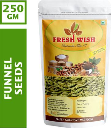 Fresh Wish Fennel Seeds Saunf - 250gm Assorted Nuts