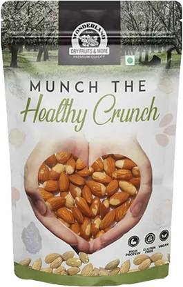 WONDERLAND Foods Dry Fruits Slightly Chipped Almond Best for Baking & Sweets Making Purpose Almonds
