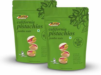 Tulsi California Jumbo Nuts Lightly Salted 200g (Pack of 2) Pistachios