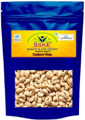 SSKE Whole Cashew Nuts / Kaju 1 kg Cashews
