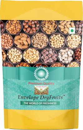 Envelope Dryfruits Premium Mix Dry Fruits And Seeds 10+ Varieties Assorted Seeds & Nuts, Almonds, Cashews, Cranberries, Walnuts, Raisins