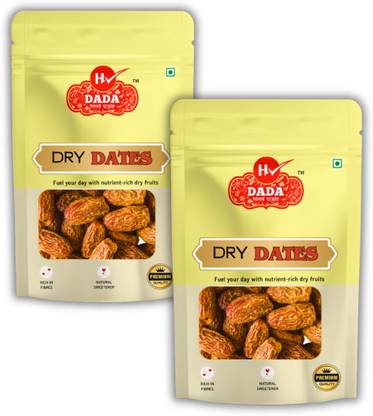 DADA chhohara or kharek (Pila Chuara) 250g each Dry Dates pack of 2 ( 250g X 2 ) Dry Dates