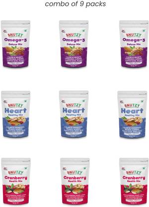 SNUTZY CHMHHM03DM-09 Cranberries, Almonds, Cashews, Walnuts, Raisins, Pecans, Brazil Nuts