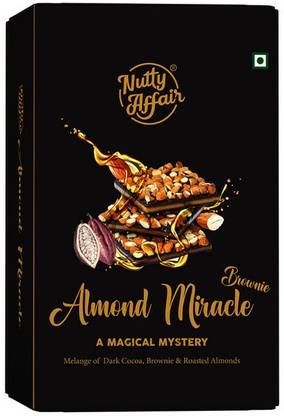 Nutty Affair Melange of Dark Cocoa, Brownie and Roasted Almonds 3 Pcs. Assorted Nuts