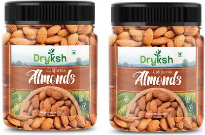Dryksh Premium California Almond 250g Pack of 2 | Badam | Natural Almonds