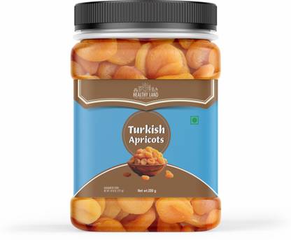 Healthy Land Turkish Apricots | Iron & Fiber Rich Healthy Dry Fruits Apricots