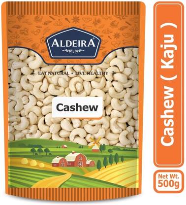Aldeira Cashew 500gm Pack Dry Fruits Kaju / Cashews