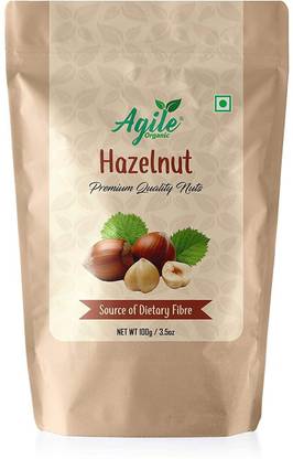 Agile Organic Premium Jumbo Hazelnuts 100g Hazelnuts