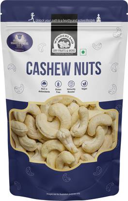 WONDERLAND Dry Fruits Premium Raw Cashews
