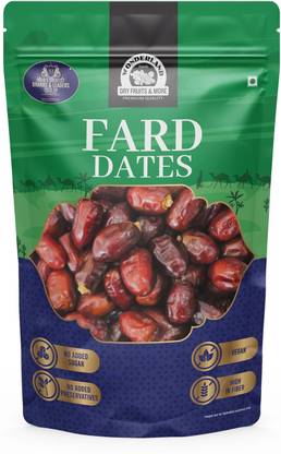 Wonderland Foods Premium Fard Dates 500g Pouch Soft And Chewy Texture Khajur, Khajoor Dates