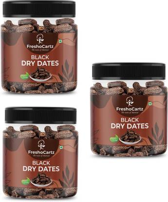 FreshoCartz Black Dry Dates | Dry Chuhara | Kali Kharak | Khajur | Chuara | Kharek | Brown Dates