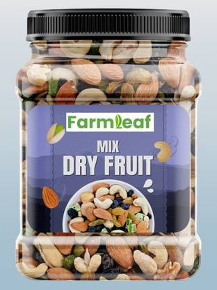 FarmLeaf Mix Dry Fruit | Panchmeva | 500gm | Almonds, Cashews, Raisins, Dry Dates, Apricots, Assorted Fruits & Nuts
