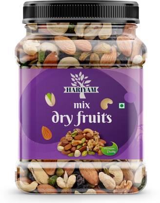 HARIYAM Mix Dry Fruit | Healthy & Tasty {Almonds,Cashews,Raisins,Apricots and Many More} Almonds, Cashews, Pistachios, Raisins, Walnuts, Kernels, Dates, Apricots, Dry Dates, Figs