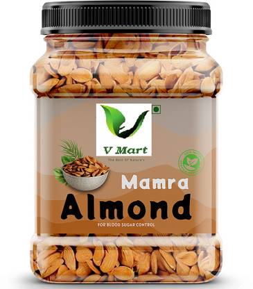 V MART Mamra Almonds | Premium mamra badam or almond giri | Grade - Big Size Almonds