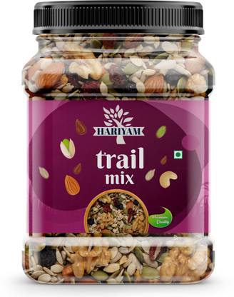 HARIYAM Trail Mix | Mixture Of Dry Fruits {Almonds,Cashews,Seeds And Many More} Assorted Seeds & Nuts, Assorted Fruits & Nuts