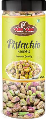 YUM YUM Premium Unsalted Pista Kernels without Shell 150g Jar- Pistachios