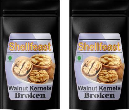 Shellfeast Walnuts Kernels Broken Vacuum Packed| Akhrot Giri Tukda| New Crop Walnuts Walnuts
