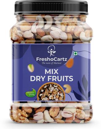 FreshoCartz Dry Fruits and Nuts | Dry Fruits Mix | Panchmeva Dry Fruits | Almonds, Apricots, Cashews, Raisins, Amla, Walnuts