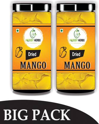Hobby Herbs Dried Mango Slice 1Kg | Dehydrated Mango Slice Mango