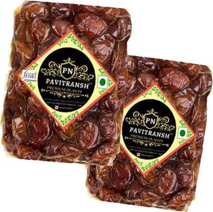 pavitransh Premium Khajur | Pin Khajoor | Dates | Pin Khajur Dry Fruits 1 kg Dates
