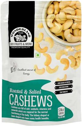 WONDERLAND Foods(Device) Cashew Roasted and Salted, 200g Cashews