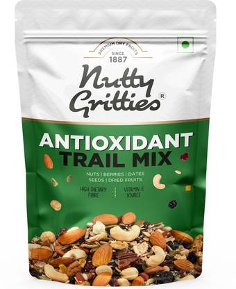 Nutty Gritties Antioxidant Trail Mix 200g| 21 Superfoods in 1 Mix | Including Assorted Seeds & Nuts, Assorted Fruits & Nuts
