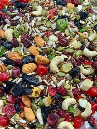 GROCERYONTHEGO Mixed Dry Nuts&Seeds Assorted Seeds & Nuts