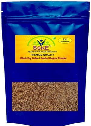SSKE Black Dry Date Powder / Sukha Kharik Powder 250 g Dry Dates