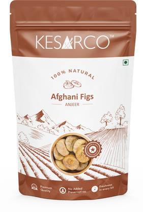 KESARCO Dried Afghani Figs, Anjeer, Rich in Calcium,Phosphorus and Magnesium 200gm Figs