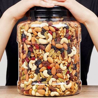 HAI PRABHU Mix Dry Fruits & Nuts, Healthy Nutmix, Panchmewa, Nuts Dry Fruits Almonds, Cashews, Amla, Pistachios, Raisins, Kiwi, Dry Dates