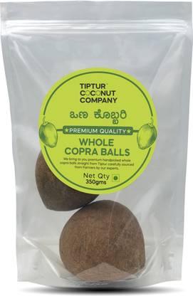 Tiptur Coconut Company Whole Copra Ball Dry 350gms Dry Copra