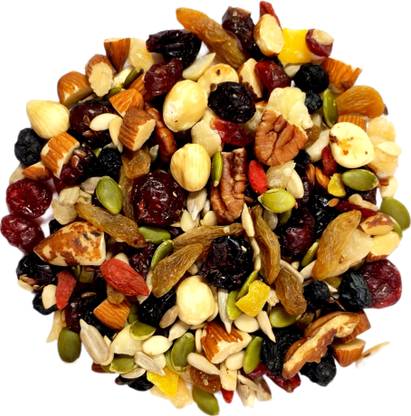 Dry Fruit Hub Berries, Nuts and Seeds Mix 200gms,| 20 + Varities of Assorted Dry Fruit Mix Assorted Seeds & Nuts