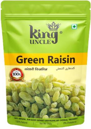 KING UNCLE Green Raisins (Kandhari) Raisins