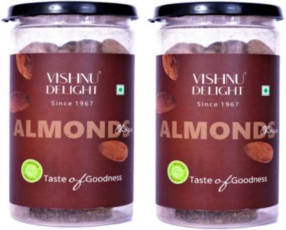 VISHNU DELIGHT Crunchy, Healthy & Delicious CHOCO Flavored Almonds Combo (240 g) Almonds