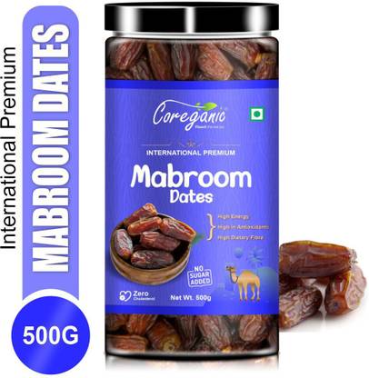 Coreganic International Premium Mabroom Dates|Rich In Dietary Fibre|High Source Protein Dates