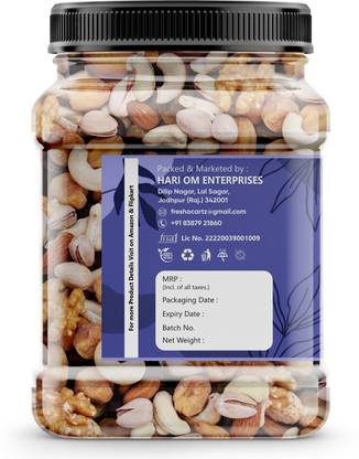 FreshoCartz Mix Dry Fruits | Mixture Of Dried Nuts | Dry Fruits and Nuts || Almonds, Apricots, Cashews, Raisins, Amla