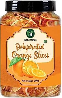NatureOnus Dried Orange Slices, Ready to Eat 300Gms Orange