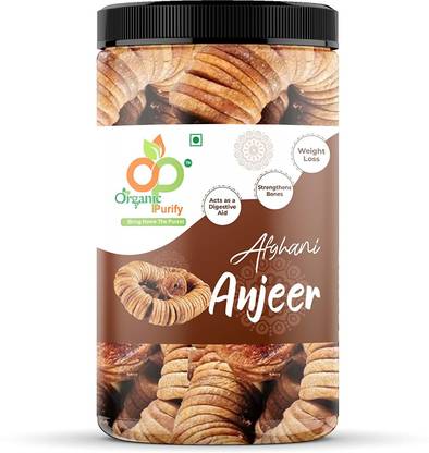 Organic Purify Afghani Anjeer Dried Figs for Mental and Physical Health, Increases Stamina Figs