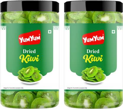YUM YUM Premium Dried Kiwi Fruits, Candied Dry Fruit Naturally Sweet & Dehydrated - Kiwi